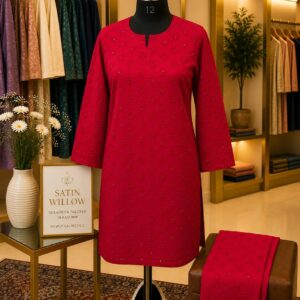Ruby Bloom Cotton Co-Ord Set Brand: Satin Willow Collection: Everyday Elegance Designed & Tailored in Kashmir