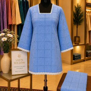 Sky Grace Cotton Co-Ord Set Brand: Satin Willow Collection: Everyday Elegance Designed & Tailored in Kashmir